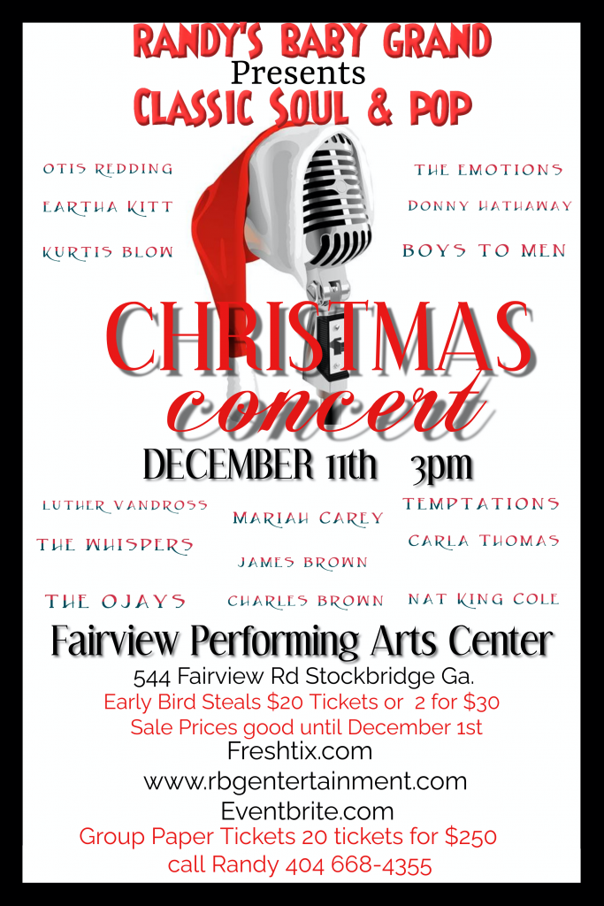 Classic Soul and Pop Christmas Concert » Randy's Baby Grand Entertainment